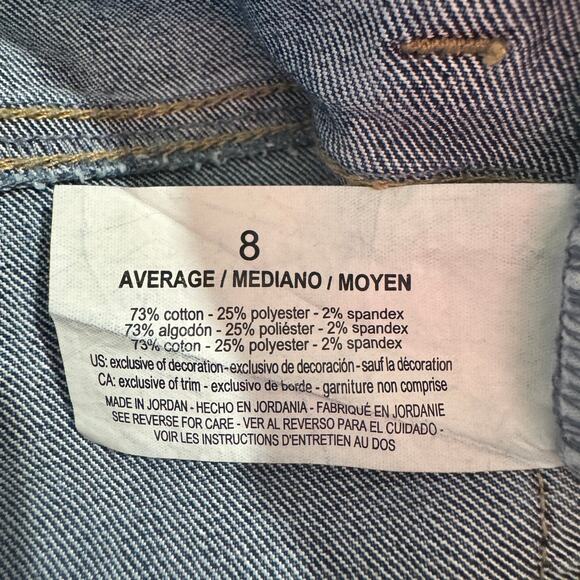 Gloria Vanderbilt Amanda Womens Jeans Size 8 Blue Denim Tapered Leg High Rise - Picture 9 of 15